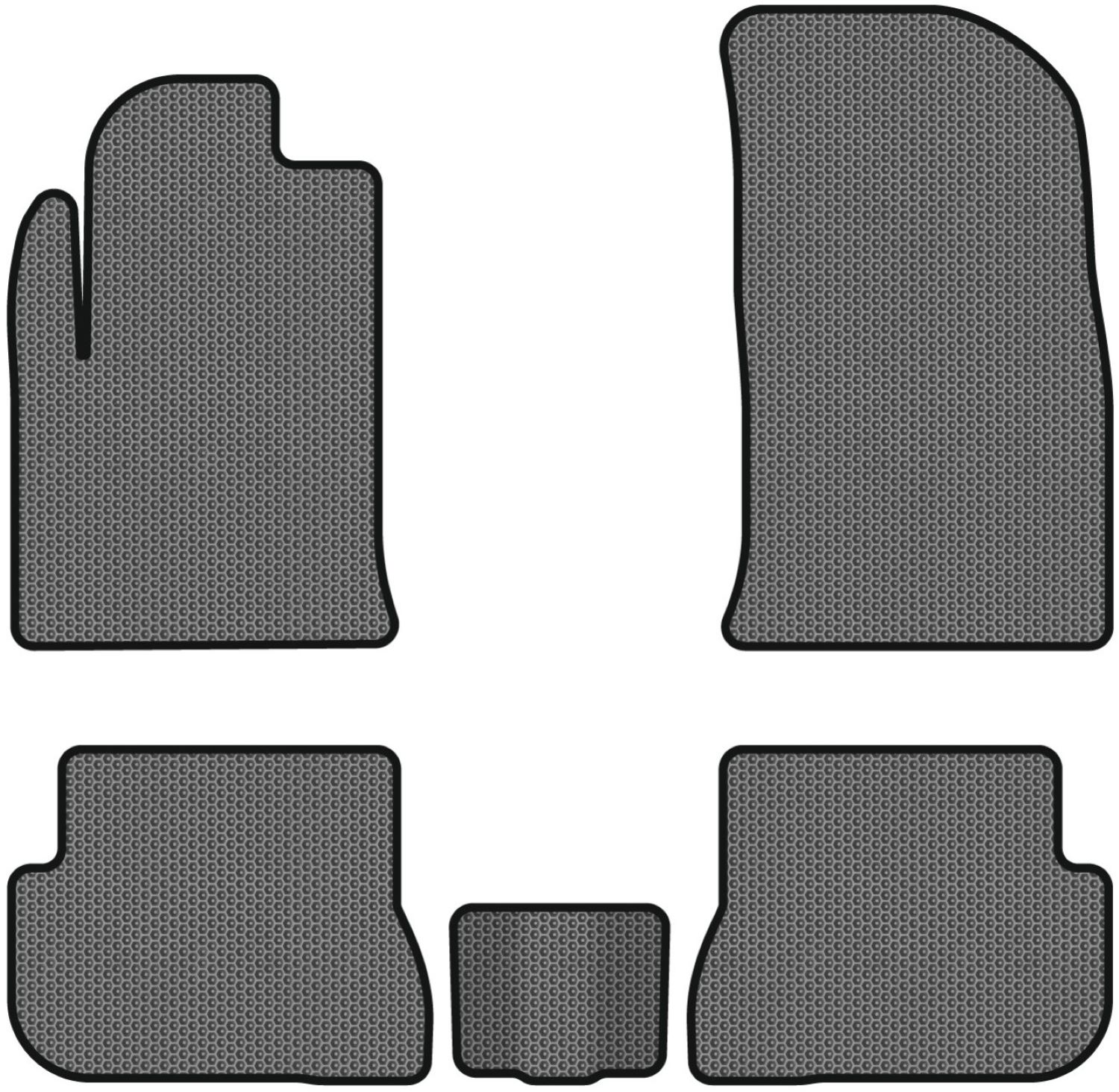 EVA коврики в салон авто EVAtech для Fiesta (Mark 6) 5-doors Ford 2002-2009 5 поколение Htb EU FD3335C5SGB