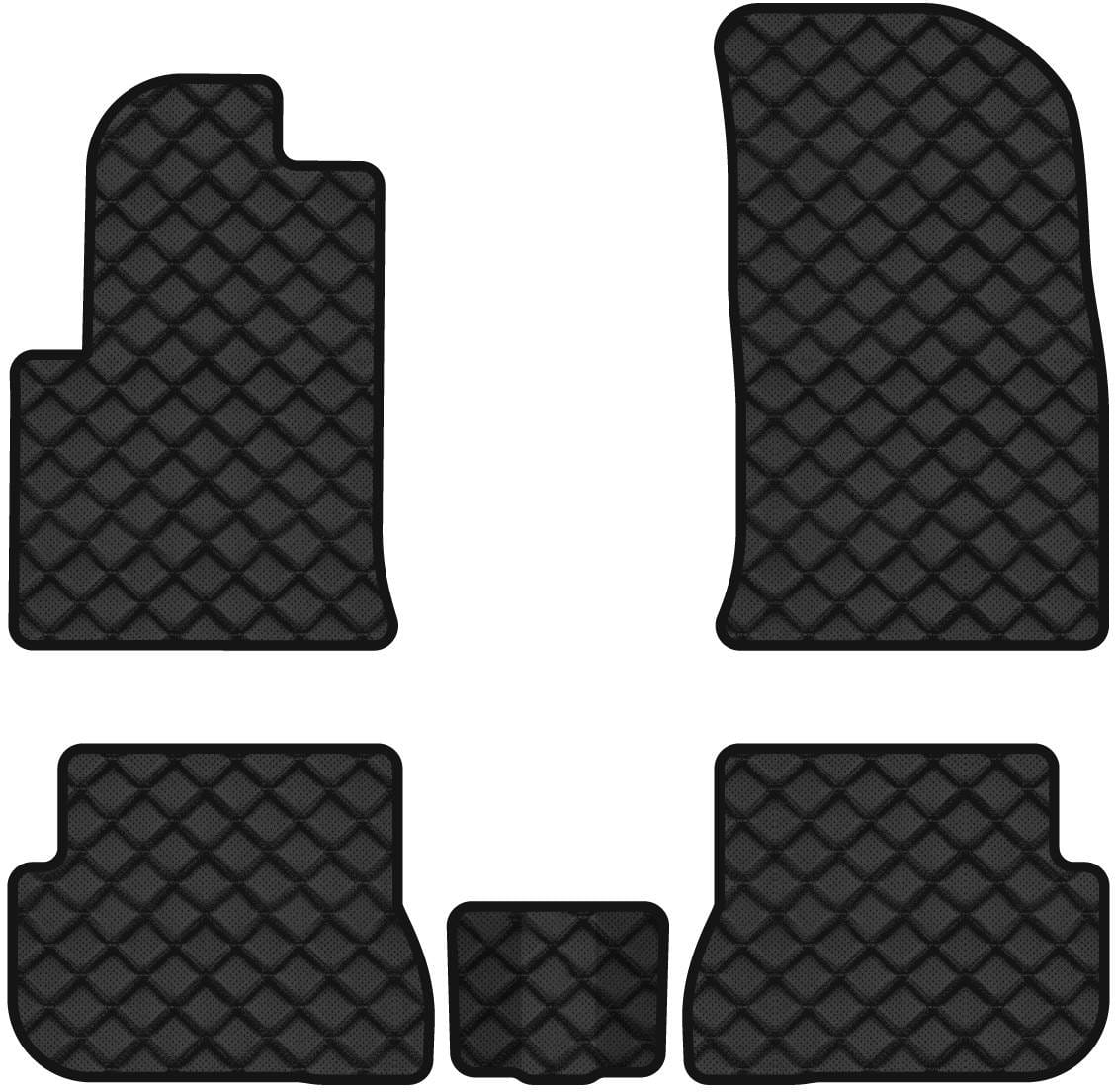 Килимки з екошкіри в салон авто EVAtech ECO для Fiesta (Mark 6) 5-doors Ford 2002-2009 5 покоління Htb EU FD3335CB5BBB