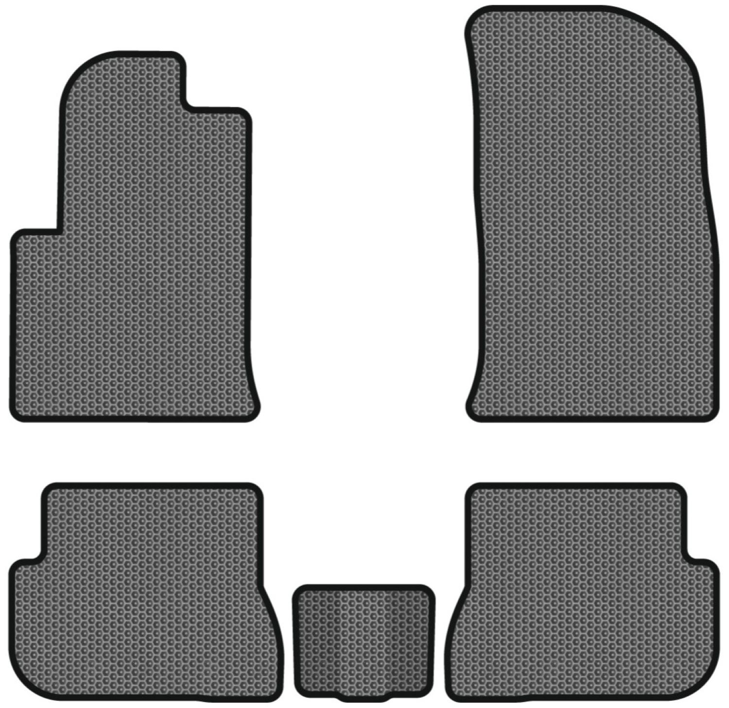 EVA коврики в салон авто EVAtech для Fiesta (Mark 6) 5-doors Ford 2002-2009 5 поколение Htb EU FD3335CB5SGB