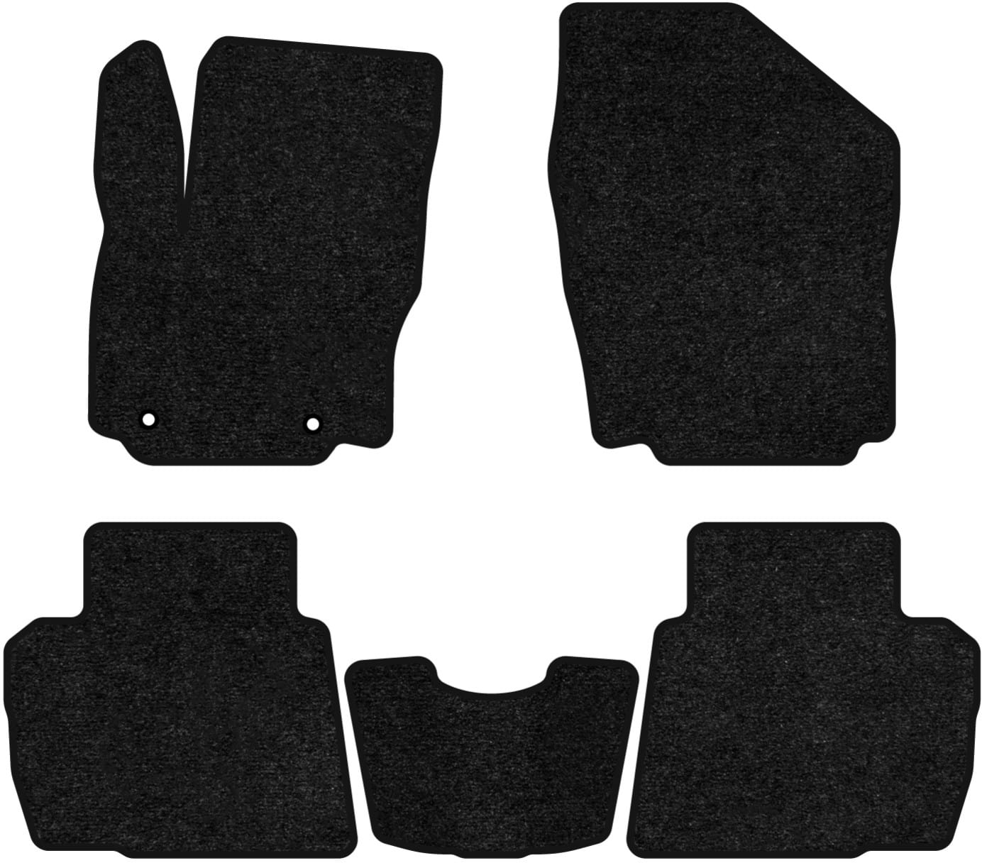 Коврики ворсовые в салон авто EVAtech Standard для Ford Mondeo (BA7) 2007-2014 4 поколение Sedan EU черный кант FD33479CV5TL2VEB