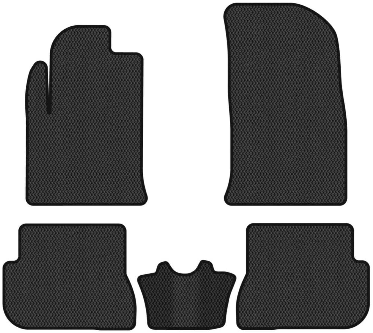 EVA коврики в салон авто EVAtech для Fiesta (Mark 6) 3-doors Ford 2002-2009 5 поколение Htb EU FD33561C5RBB