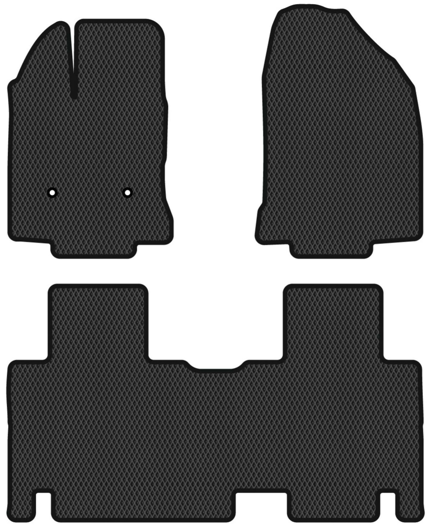 EVA коврики в салон авто EVAtech для Edge (U387) Restyling Ford 2010-2014 1 поколение SUV EU FD3559ZV3AV2RBB