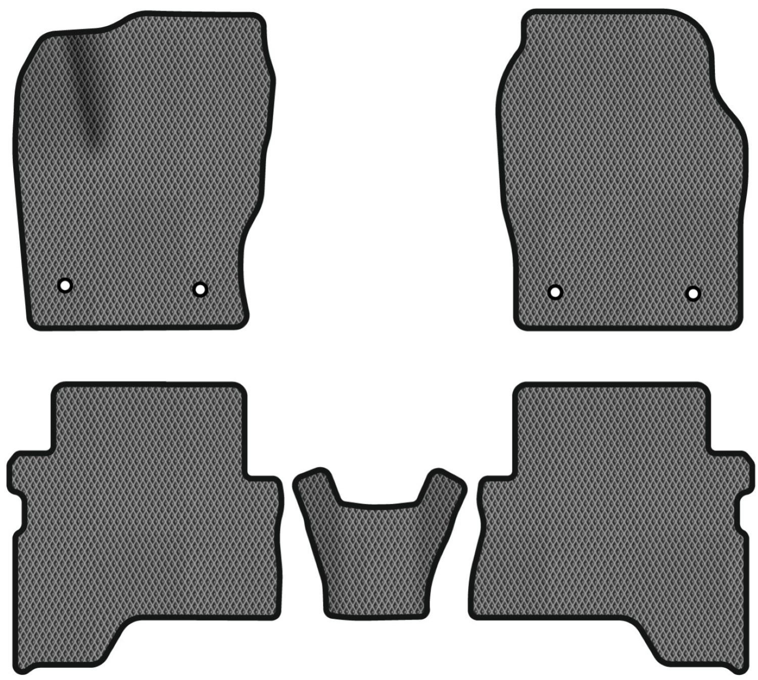 EVA коврики в салон авто EVAtech для Kuga Restyling Ford 2016-2019 2 поколение SUV EU FD3563CE5FC4RGB