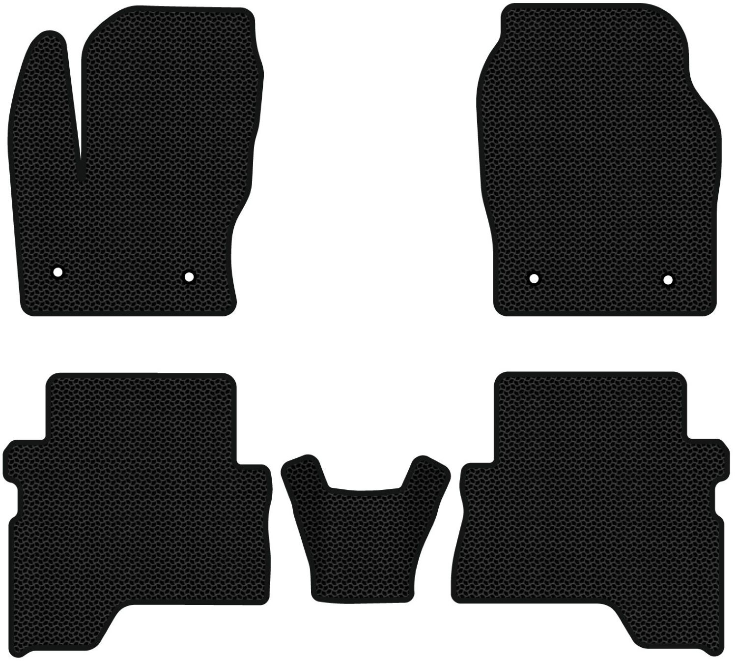 EVA коврики в салон авто EVAtech для Kuga Restyling Ford 2016-2019 2 поколение SUV EU FD3563CV5FC4KBB