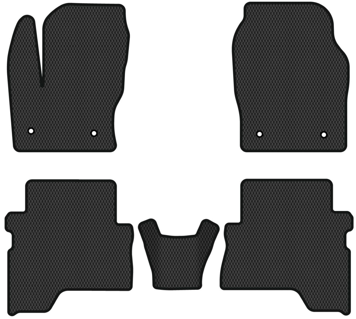 EVA коврики в салон авто EVAtech для Kuga Restyling Ford 2016-2019 2 поколение SUV EU FD3563CV5FC4RBB