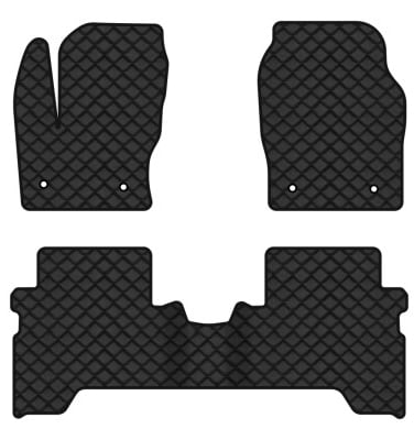 Коврики из экокожи в салон авто EVAtech ECO для Kuga Restyling Ford 2016-2019 2 поколение SUV EU FD3563ZV3FC4BBB