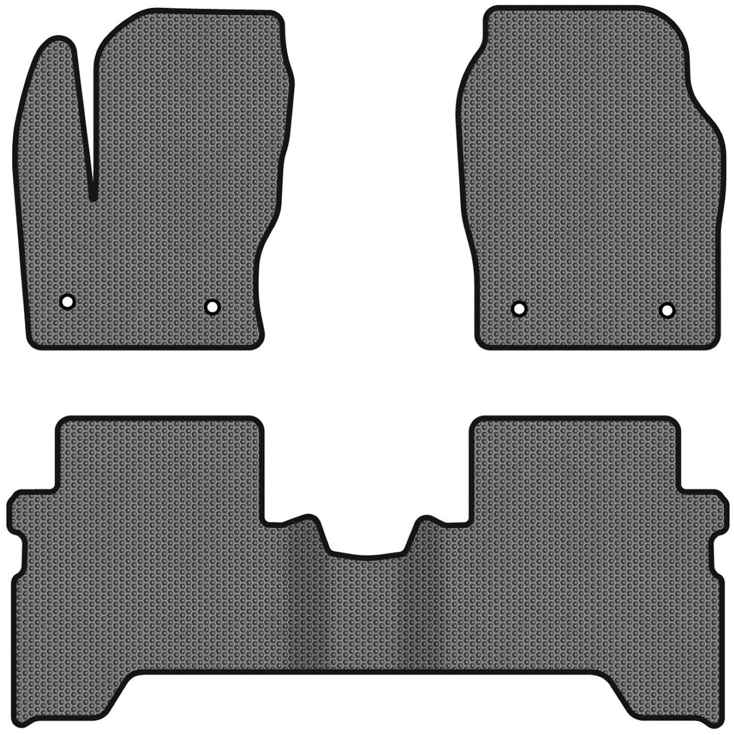 EVA коврики в салон авто EVAtech для Kuga Restyling Ford 2016-2019 2 поколение SUV EU FD3563ZV3FC4SGB