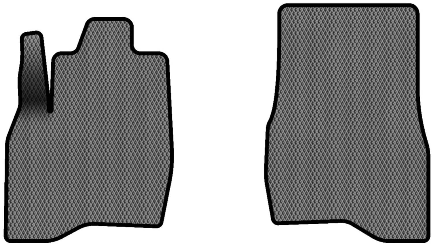 EVA килимки в салон авто передні EVAtech для Explorer Restyling 7 seats (2+3+2) Ford 2016-2019 5 покоління SUV USA FD357A2RGB