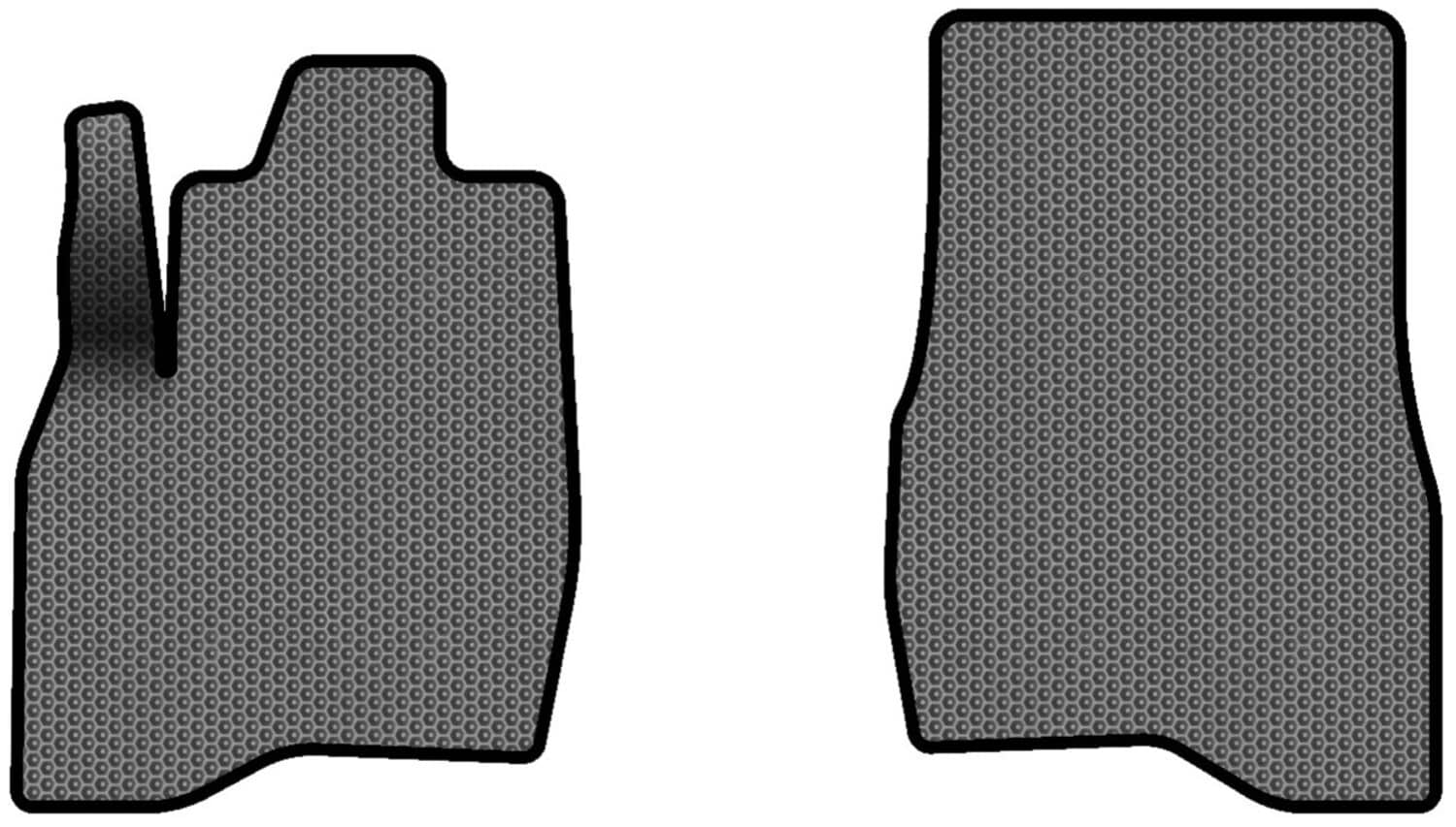 EVA коврики в салон авто передние EVAtech для Explorer Restyling 7 seats (2+3+2) Ford 2016-2019 5 поколение SUV USA FD357A2SGB