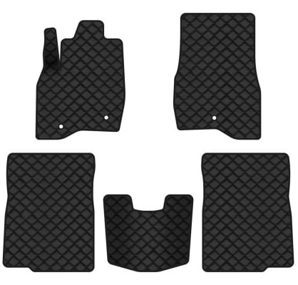 Коврики из экокожи в салон авто EVAtech ECO для Explorer Restyling 7 seats (2+3+2) Ford 2016-2019 5 поколение SUV USA FD357C5AV3BBB