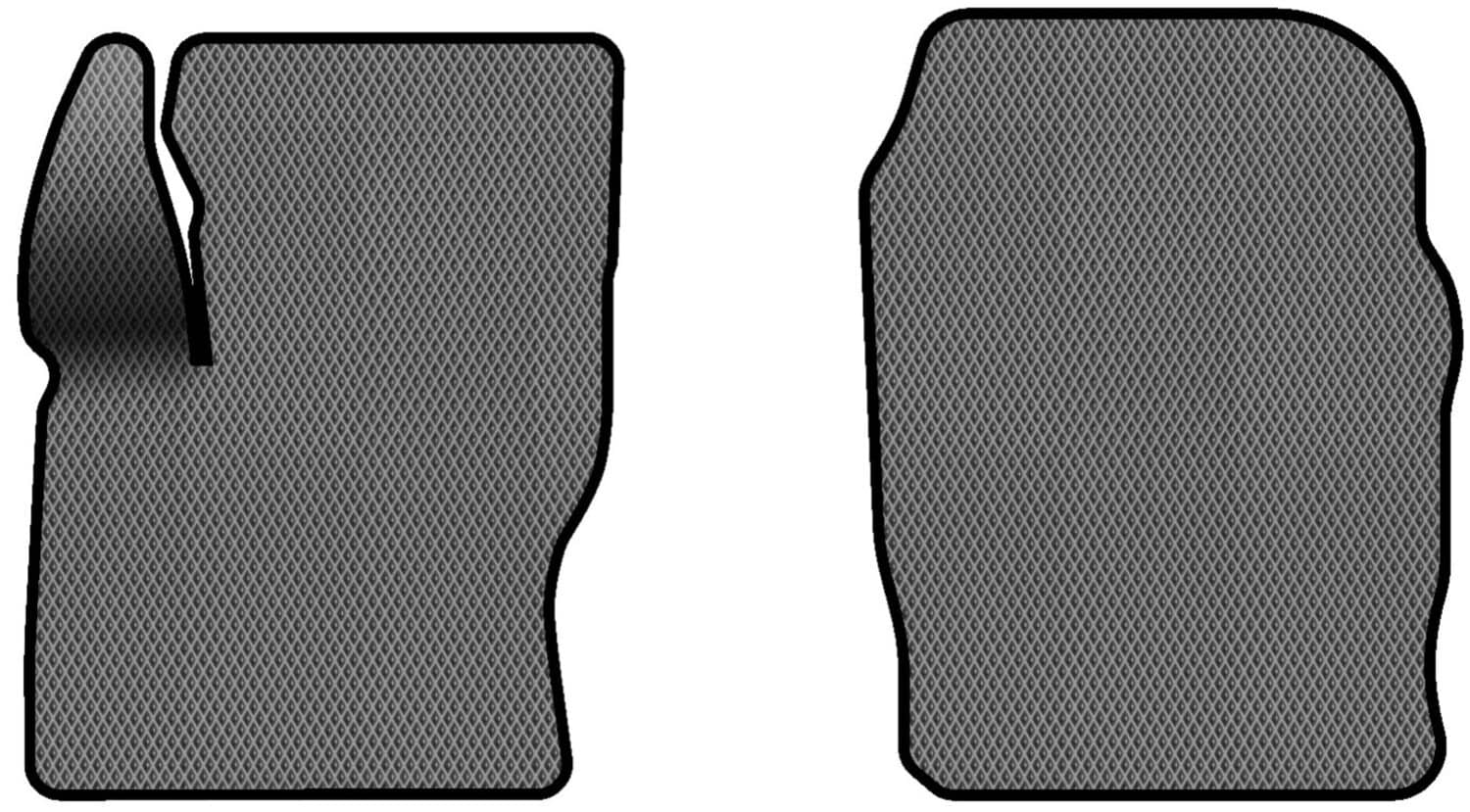 EVA коврики в салон авто передние EVAtech для Focus (C346) Ford 2011-2018 3 поколение Htb EU FD360A2RGB