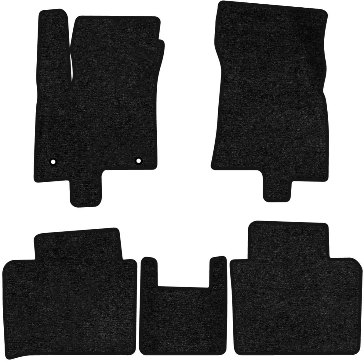 Килимки ворсові в салон авто EVAtech Standard для Ford Territory EV (CX743) 2018 1 покоління SUV China чорний кант FD43157C5FC2VEB