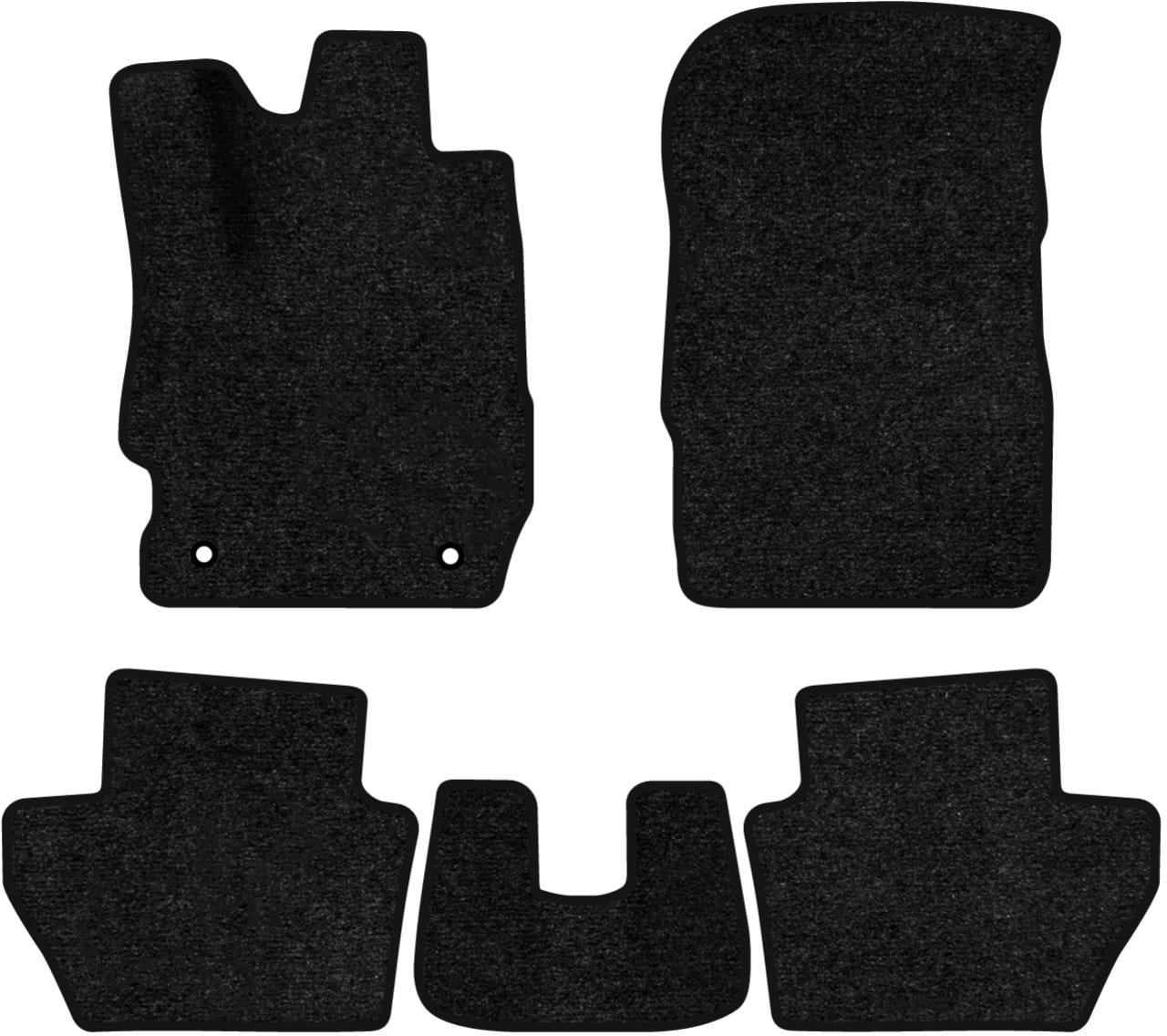 Коврики ворсовые в салон авто EVAtech Standard для Ford Ka (B562) (open threshold) 2014 3 поколение Sedan EU черный кант FD43224CD5FC2VEB