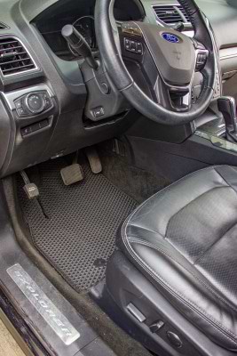 Фото - EVA коврики в салон авто передние EVAtech для Explorer Restyling 6 seats (2+2+2) Ford 2016-2019 5 поколение SUV USA FD43565A2AV3SBB