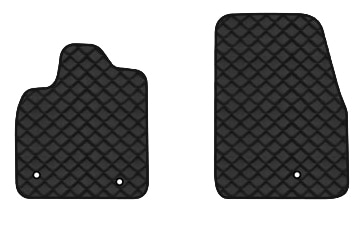 Коврики из экокожи в салон авто передние EVAtech ECO для Mustang Mach-E Ford 2020 1 поколение SUV EU FD43650AB2FC3BBB