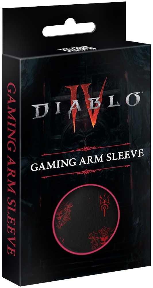 Фото - Геймерський рукав Diablo IV Lilith's Blood Petals безшовний S Чорний (FD4SLEEVLILITH00S)