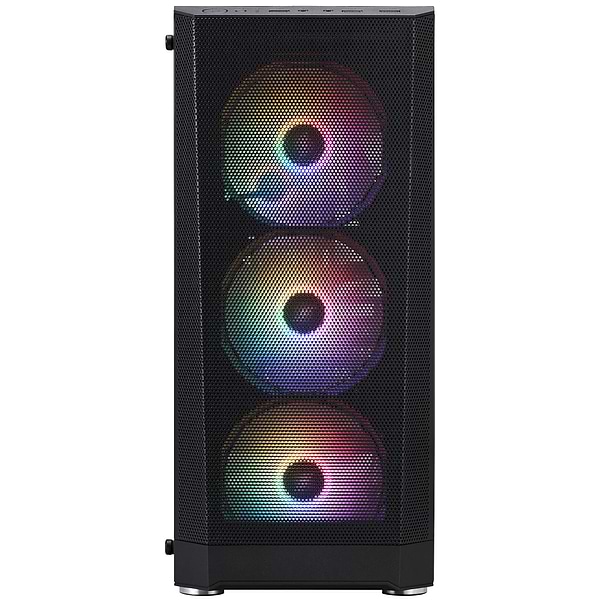 Фото - Корпус 1stPlayer FD5-M-BK-4F1 Black без БЖ