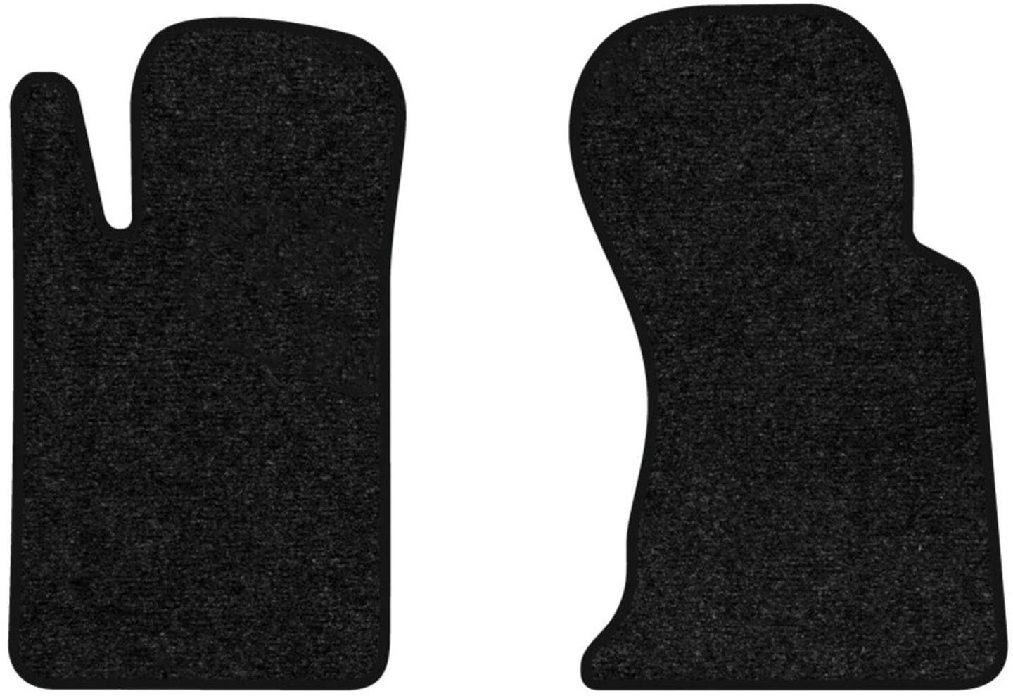 Килимки ворсові в салон авто EVAtech Standard для Ford Scorpio (Mk1) 1985-1994 1 покоління Sedan EU чорний кант FD51787A2VEB