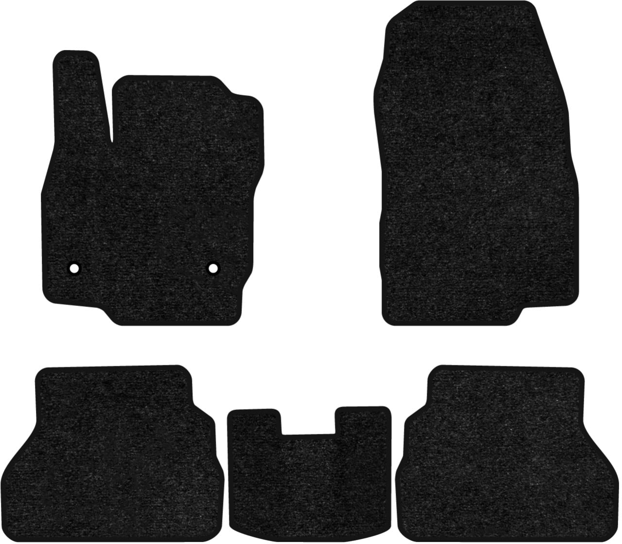 Килимки ворсові в салон авто EVAtech Standard для Ford B-Max 2012-2017 1 покоління Htb EU чорний кант FD51882C5FC2VEB