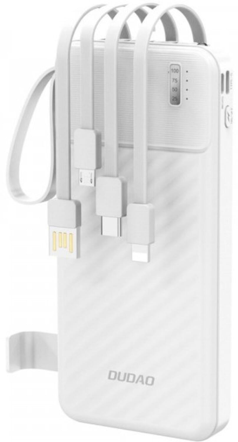 Батарея мобільна Dudao 10000mAh K11 10W White (6977196681860)