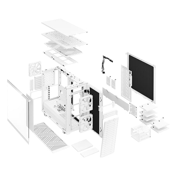 Фото - Корпус Fractal design ATX без БЖ Define 7 White TG Clear Tint (FD-C-DEF7A-06)