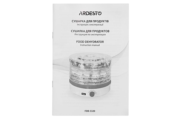Фото - Сушарка для фруктів та овочів Ardesto FDB-5320