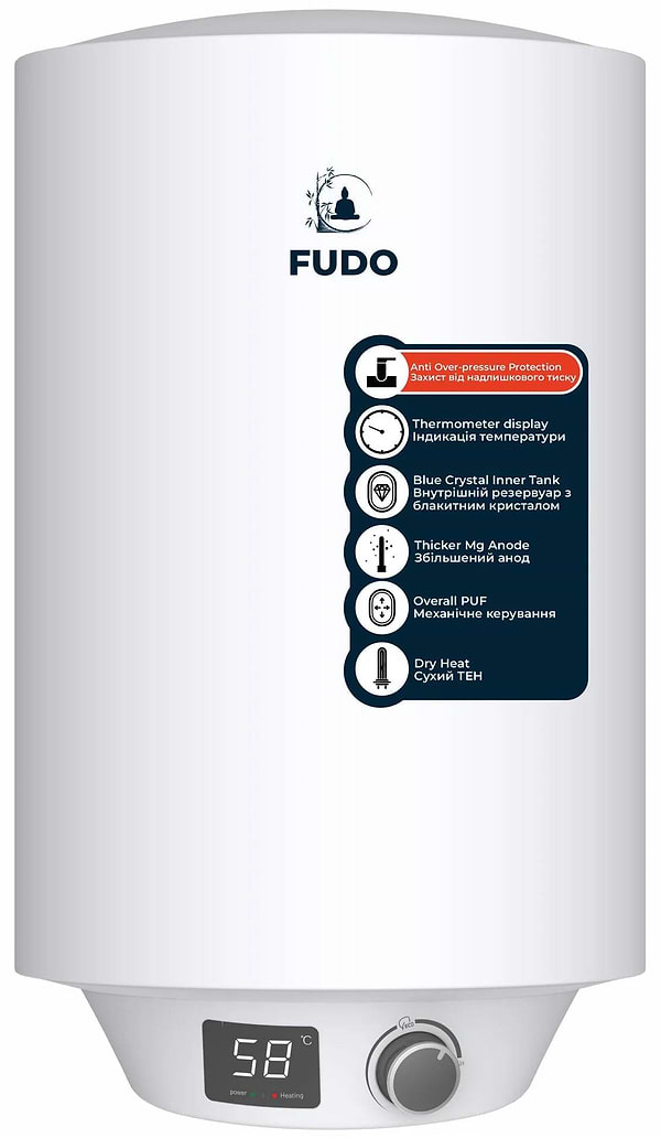 Фото - Водонагрівач FUDO серії DRY HEAT (FDD-30L)