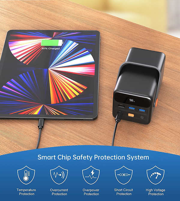 Фото - Батарея мобильная Choetech 50000mAh PD + QC 65W (B664)