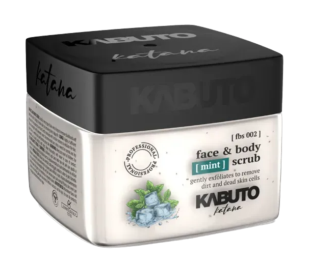 Скраб для лица Kabuto Katana Face&body Scrub Mint 240 мл (8685077950933)