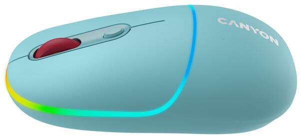 Фото - Миша бездротова Canyon MW-22 Dual Band RGB Wireless Dark Cyan (CNS-CMSW22DC)