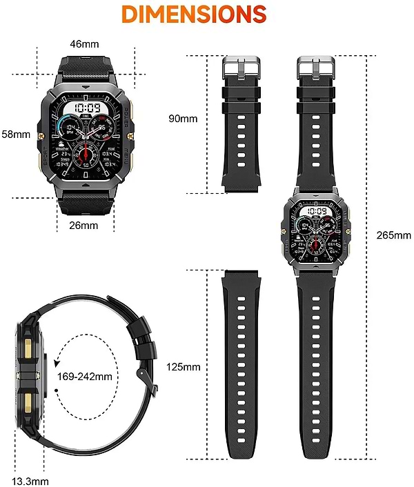Фото - Смарт-часы OUKITEL BT101 Black