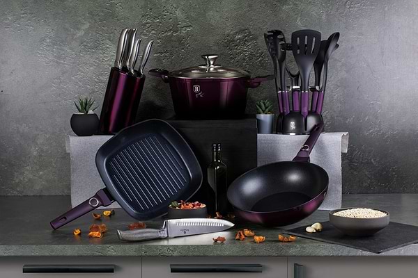 Фото - Уценка - Кастрюля BerlingerHaus Purple Eclipse 6.1 л (BH 6630)