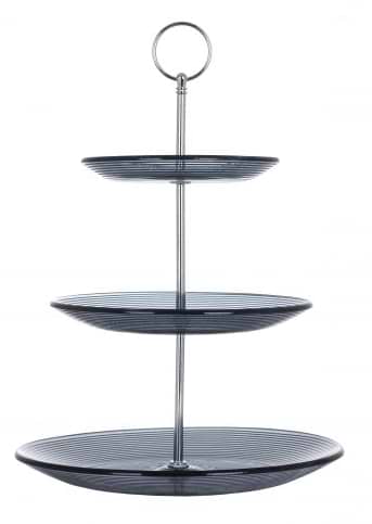 Фото - Фуршетная стойка стеклянная Viva Monaco Black для фруктов (S3020T/S3-Black)