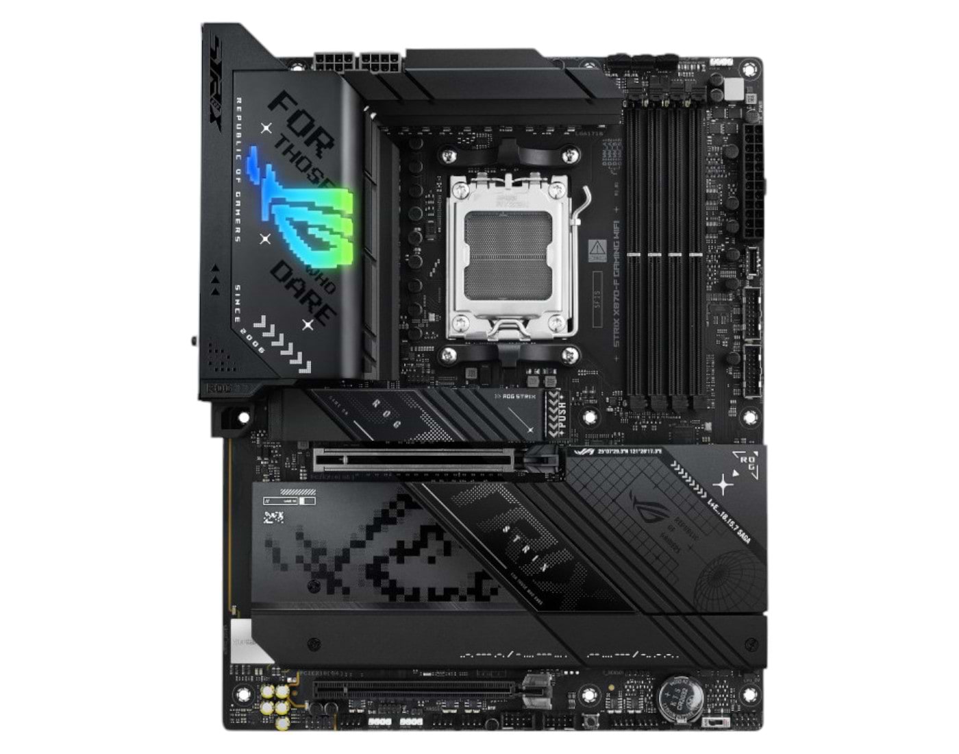 Материнська плата Asus ROG STRIX X870-F GAMING WIFI DDR5 (90MB1IV0-M0EAY0)