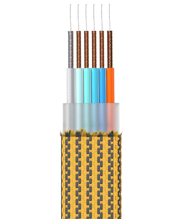 Фото - Кабель синхронізації даних Rolling Square 6in1, inCharge XL 3 м Yellow (XLL03R)