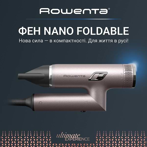 Фото - Фен Rowenta HY8530E0 NANO FOLDABLE
