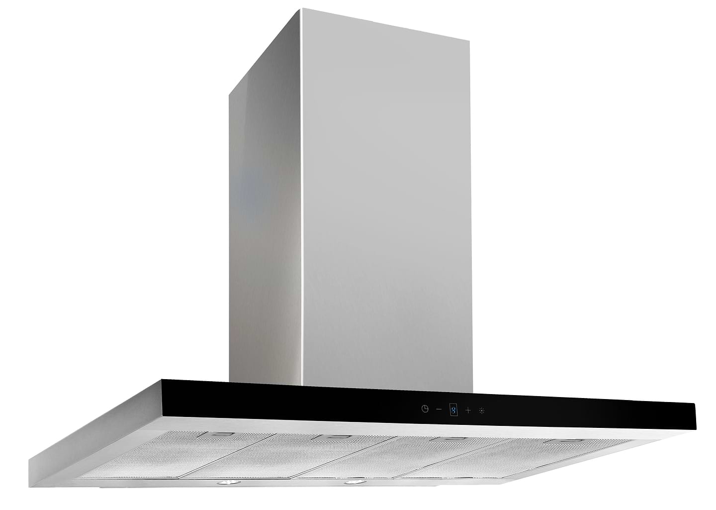Витяжка декоративна Akpo WK-9 Feniks Slim Glass 850 Inox+Black 60 - Фото 1