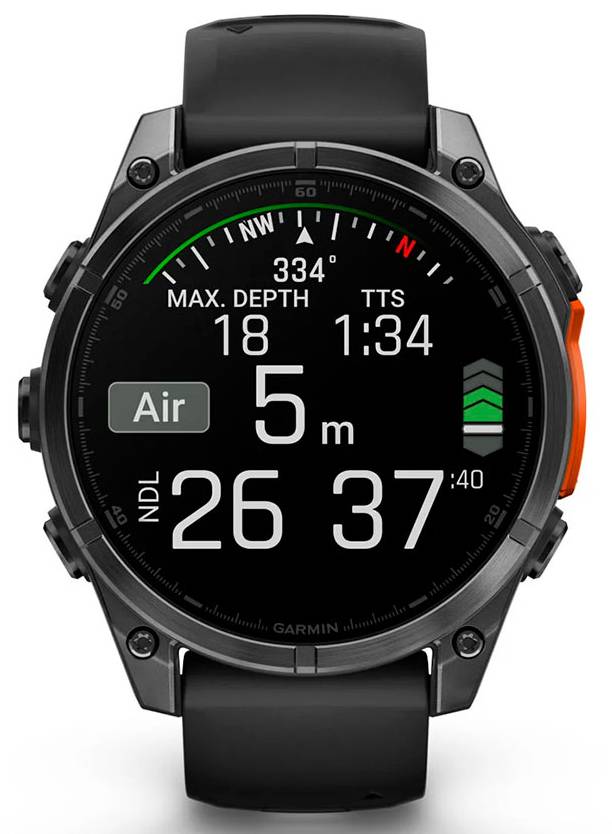 Фото - Смарт-годинник Garmin fenix 8 47mm AMOLED (010-02904-00)
