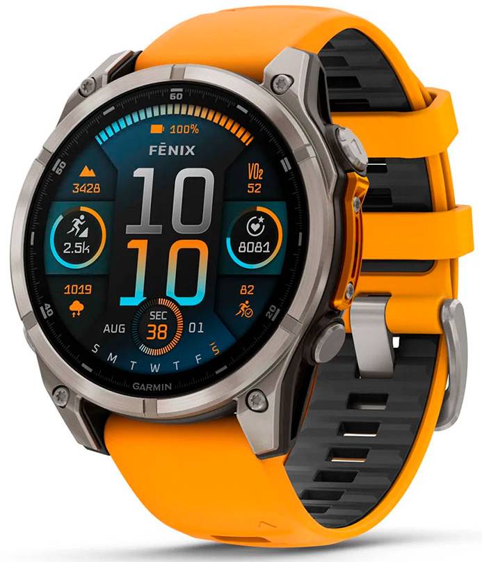 Смарт-часы Garmin fenix 8 47mm AMOLED (010-02904-11) - Фото 1