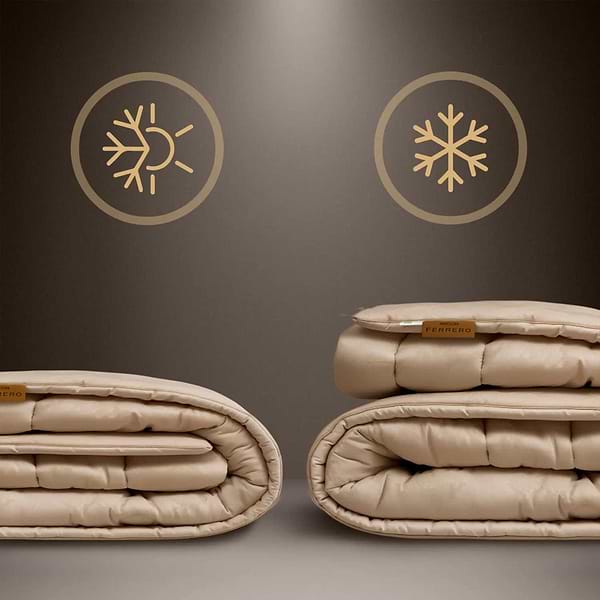 Фото - Ковдра дитяча всесезонна MirSon EcoSilk №1525 Ferrero Gold 110х140 см (2200011170398)