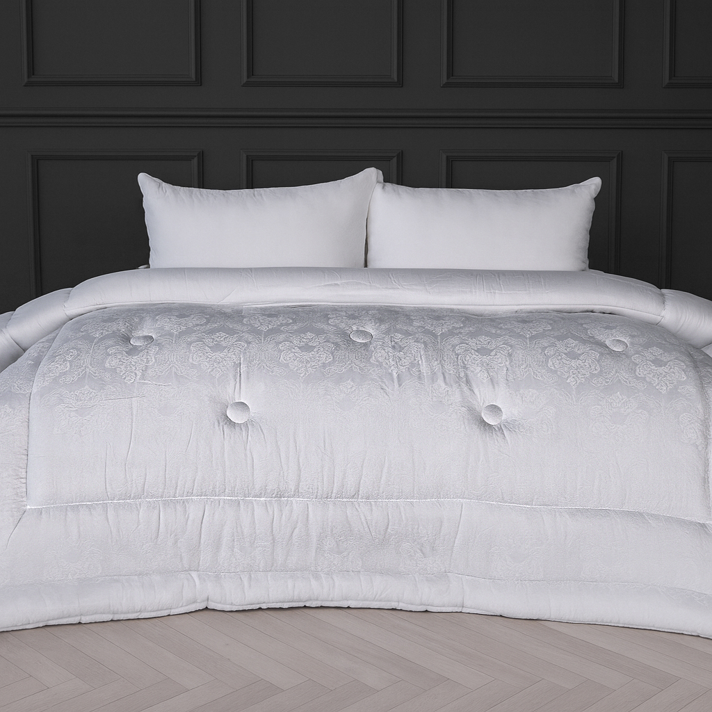 Одеяло летнее двуспальное евро MirSon №1572 Ferrero White 220x240 см (2200011173993)