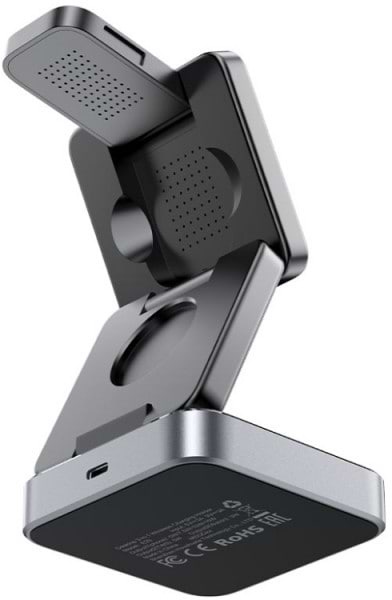 Фото - Бездротовий зарядний пристрій AceFast Wireless QI 3in1 15W E20 (6974316283478)