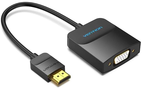 Фото - Переходник Vention HDMI M - VGA F 0.15 м (42154)