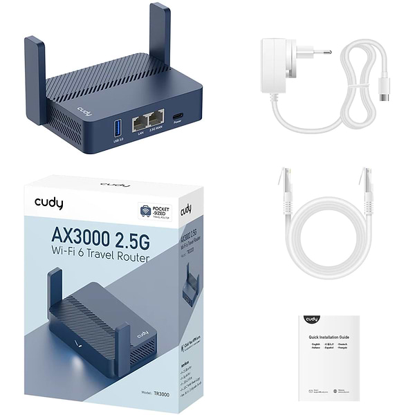 Фото - Маршрутизатор интернет WiFi6 Cudy TR3000 (73-00586)