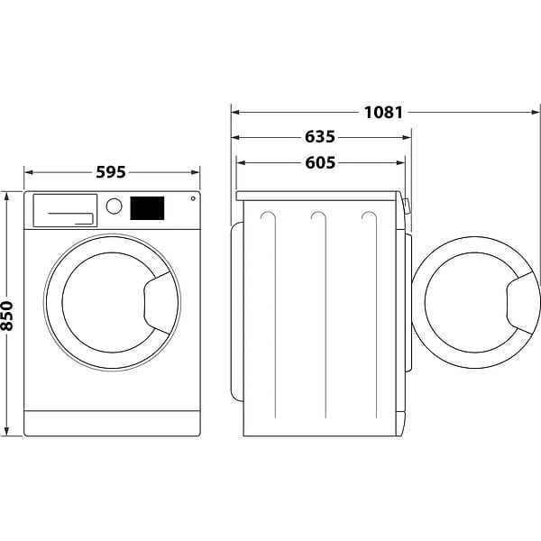 Фото - Уцінка - Пральна машина Whirlpool FFB 11469 BCV UA