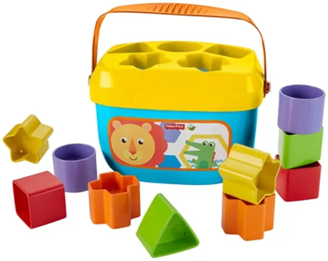 Сортер Fisher-Price Відерце з кубиками Яскраве (FFC84) - Фото 1