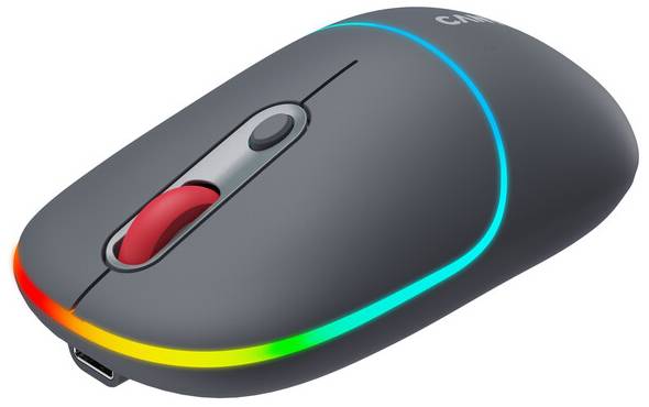 Фото - Миша бездротова Canyon MW-22 Dual Band RGB Wireless Dark Grey (CNS-CMSW22DG)