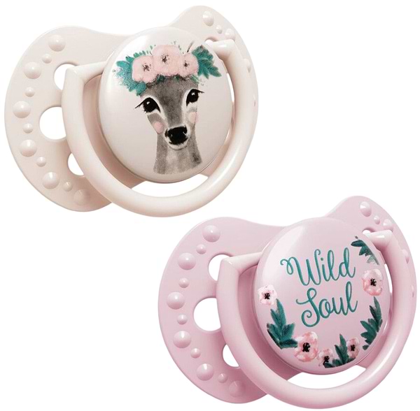 Фото - Динамическая пустышка Lovi 0-3 м-цев 2 шт. Wild Soul Girl (22/882girl)