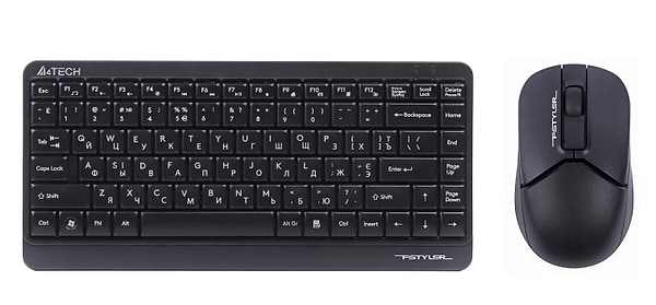 Фото - Клавіатура + миша бездротова A4tech FG1112 Black