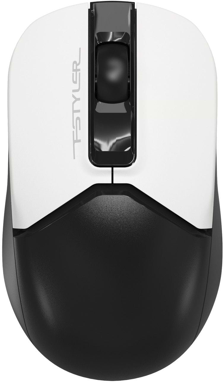 Миша бездротова A4tech FG12 Black+White - Фото 1